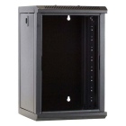 Alfaco Patchkast 10 inch | 9U | 312 x 310 x 486 mm (Max. 30 kg, Veiligheidsglas, Inbouwdiepte 185 mm, Ongemonteerd) 10-3309 DS10-3309 K090601523 - 3