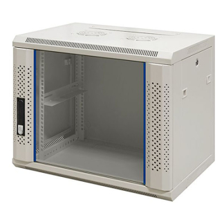Alfaco Patchkast 19 inch | 12U | 600 x 450 x 635 mm (Max. 60 kg, Veiligheidsglas, Inbouwdiepte 365 mm) 19-6412W DS6412W K090601593 - 1
