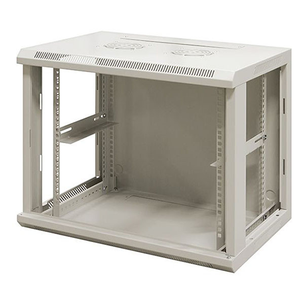 Alfaco Patchkast 19 inch | 12U | 600 x 450 x 635 mm (Max. 60 kg, Veiligheidsglas, Inbouwdiepte 365 mm) 19-6412W DS6412W K090601593 - 2