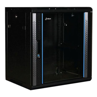 Alfaco Patchkast 19 inch | 12U | 600 x 450 x 635 mm (Max. 60 kg, Veiligheidsglas, Inbouwdiepte 365 mm) 19-6412 DS6412 K090601589 - 1