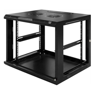 Alfaco Patchkast 19 inch | 12U | 600 x 600 x 635 mm (Max. 60 kg, Veiligheidsglas, Inbouwdiepte 515 mm) 19-6612-DOUBLE DS6612-DOUBLE K090601595 - 4