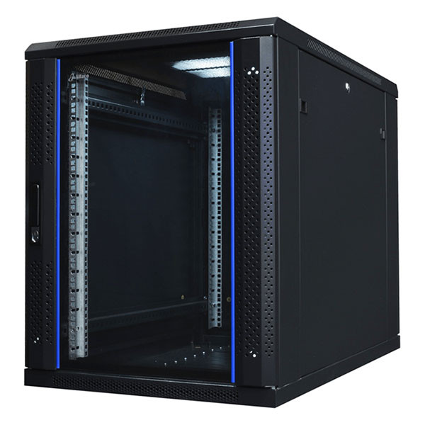 Alfaco Patchkast 19 inch | 15U | 600 x 1000 x 770 mm (Max. 800 kg, Veiligheidsglas, Inbouwdiepte 800 mm) 19-6015 DS6015 K090601529 - 1