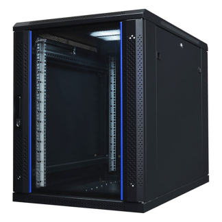 Alfaco Patchkast 19 inch | 15U | 600 x 1000 x 770 mm (Max. 800 kg, Veiligheidsglas, Inbouwdiepte 800 mm) 19-6015 DS6015 K090601529 - 1