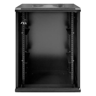Alfaco Patchkast 19 inch | 18U | 600 x 450 x 1000 mm (Max. 60 kg, Veiligheidsglas, Inbouwdiepte 365 mm) 19-6418 DS6418 K090601601 - 2