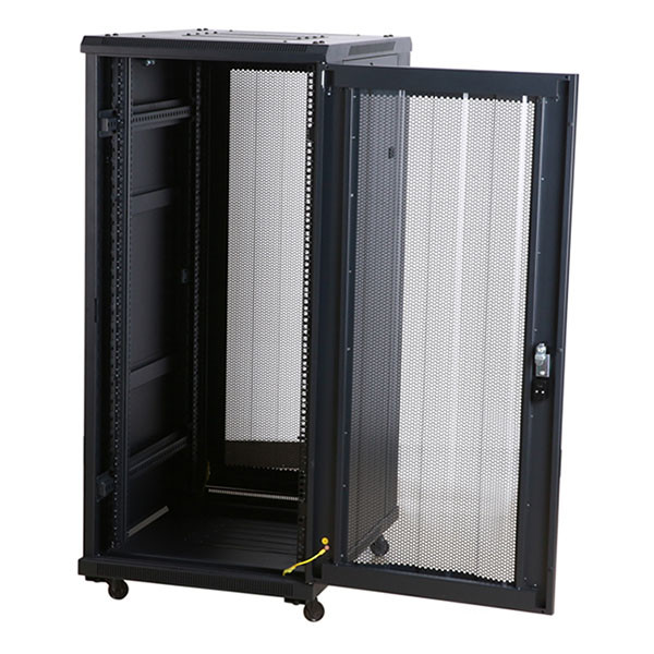 Alfaco Patchkast 19 inch | 22U | 600 x 800 x 1200 mm (Max. 800 kg, Geperforeerd staal, Inbouwdiepte 600 mm) 19-6822PP DS6822PP K090601548 - 3