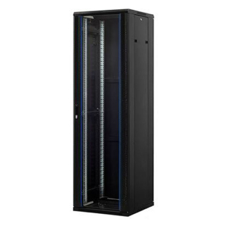 Alfaco Patchkast 19 inch | 27U | 600 x 600 x 1400 mm (Max. 800 kg, Veiligheidsglas, Inbouwdiepte 515 mm) 19-6627 DS6627 K090601553 - 1