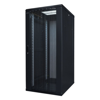 Alfaco Patchkast 19 inch | 27U | 600 x 800 x 1400 mm (Max. 800 kg, Geperforeerd staal, Inbouwdiepte 600 mm) 19-6827PP DS6827PP K090601556 - 1