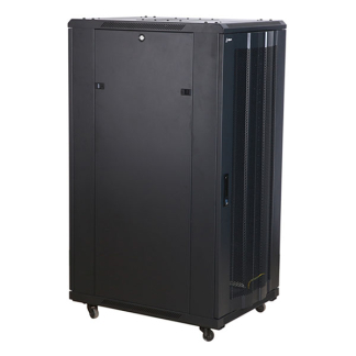 Alfaco Patchkast 19 inch | 27U | 600 x 800 x 1400 mm (Max. 800 kg, Geperforeerd staal, Inbouwdiepte 600 mm) 19-6827PP DS6827PP K090601556 - 2