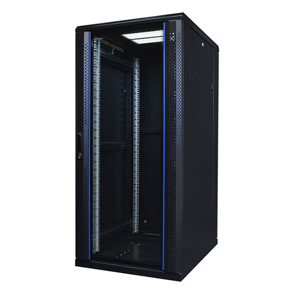 Alfaco Patchkast 19 inch | 27U | 600 x 800 x 1400 mm (Max. 800 kg, Veiligheidsglas, Inbouwdiepte 600 mm) 19-6827 DS6827 K090601555 - 1