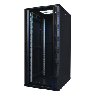 Alfaco Patchkast 19 inch | 27U | 600 x 800 x 1400 mm (Max. 800 kg, Veiligheidsglas, Inbouwdiepte 600 mm) 19-6827 DS6827 K090601555 - 1