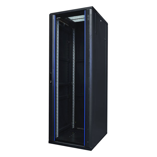 Alfaco Patchkast 19 inch | 37U | 600 x 800 x 1800 mm (Max. 800 kg, Veiligheidsglas, Inbouwdiepte 600 mm) 19-6837 DS6837 K090601571 - 1