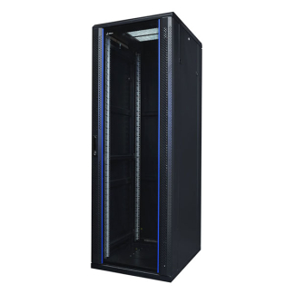 Alfaco Patchkast 19 inch | 37U | 600 x 800 x 1800 mm (Max. 800 kg, Veiligheidsglas, Inbouwdiepte 600 mm) 19-6837 DS6837 K090601571 - 1