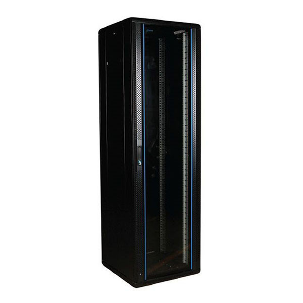 Alfaco Patchkast 19 inch | 42U | 600 x 600 x 2000 mm (Max. 800 kg, Veiligheidsglas, Inbouwdiepte 515 mm) 19-6642 DS6642 K090601577 - 1