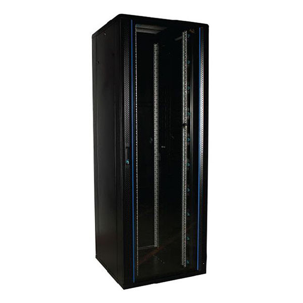 Alfaco Patchkast 19 inch | 47U | 800 x 800 x 2200 mm (Max. 800 kg, Veiligheidsglas, Inbouwdiepte 600 mm) 19-8847 DS8847 K090601588 - 1