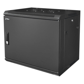 Alfaco Patchkast 19 inch | 6U | 600 x 600 x 370 mm (Max. 60 kg, Staal, Inbouwdiepte 515 mm, Zwart) 19-6606M-DOUBLE K090601610 - 1