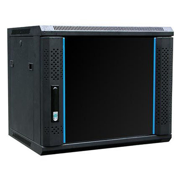 Alfaco Patchkast 19 inch | 9U | 600 x 450 x 500 mm (Max. 60 kg, Veiligheidsglas, Inbouwdiepte 365 mm) 19-6409 DS6409 K090601612 - 2