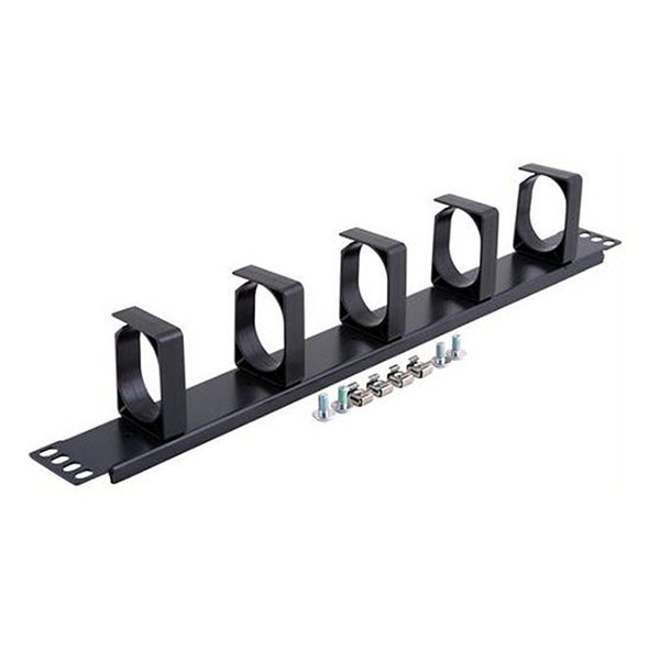 Alfaco Rangeerpaneel | 19 inch | 1U (5-voudige haken) 19-03 DS-1903 K090601746 - 1