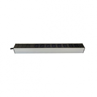 Alfaco Stekkerdoos | 19 inch | 1U (2 meter, 8-voudig, C13) 19-GT-57 K090601766 - 1