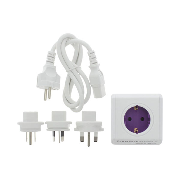 Allocacoc Stekkerdoos 4-voudig | Allocacoc (Powercube, 2 USB poorten) 0084568 K010813121 - 4