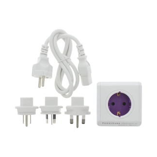 Allocacoc Stekkerdoos 4-voudig | Allocacoc (Powercube, 2x USB A) 0084568 K010813121 - 4