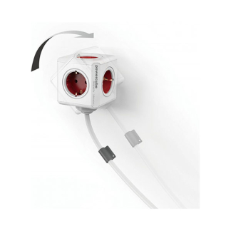 Allocacoc Stekkerdoos 5-voudig | Allocacoc | 3 meter (Powercube) PCEXTS3M K010813204 - 3