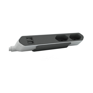Allocacoc Stekkerdoos met USB | Allocacoc | 1.5 meter (2-voudig, Powerbar) 0084566 PCPB2USB2EU1M5 B010813607 - 4