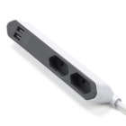 Allocacoc Stekkerdoos met USB - Allocacoc - 1.5 meter (2-voudig, Powerbar) 0084566 PCPB2USB2EU1M5 B010813607 Allocacoc Stekkerdoos met USB - Allocacoc - 1.5 meter (2-voudig, Powerbar) 0084566 PCPB2USB2EU1M5 B010813607