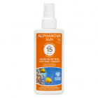 Alphanova Zonnebrandspray | Factor 15 | Alphanova (Natuurlijk, Waterresistent, 125 gram) K080000111 Alphanova Zonnebrandspray | Factor 15 | Alphanova (Natuurlijk, Waterresistent, 125 gram) K080000111