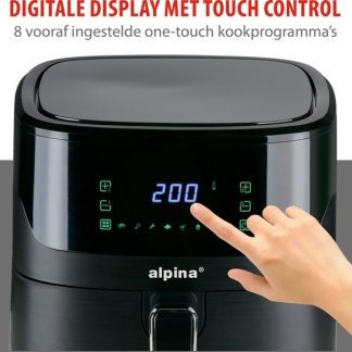 Alpina Airfryer | Alpina | 6 liter (1600W, Digitaal) 871125227218 K170108228 - 3