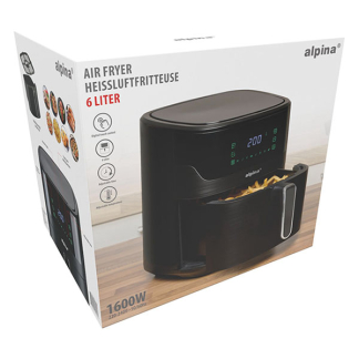 Alpina Airfryer | Alpina | 6 liter (1600W, Digitaal) 871125227218 K170108228 - 4