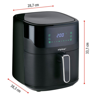 Alpina Airfryer | Alpina | 6 liter (1600W, Digitaal) 871125227218 K170108228 - 7