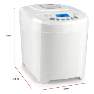 Alpina Broodbakmachine | Alpina (Timer, 12 bakprogramma’s, 600W, Inclusief receptenboek) 871125226523 K170108196 - 2