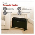 Alpina Convectorkachel | Alpina (1500W, Instelbare thermostaat, Ruimtes tot 20m², Zwart) 871125235201 K170101280 - 2
