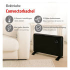 Alpina Convectorkachel | Alpina (2000W, 3 standen, Ruimtes tot 20m², Zwart) 871125235598 K170101281 - 2
