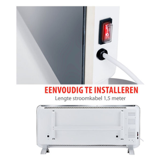 Alpina Convectorkachel | Alpina (2000W, Wifi, IP24, Ruimtes tot 22 m²) 871125224793 K170101198 - 6