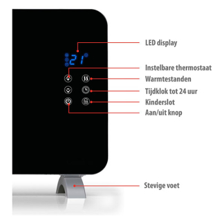 Alpina Convectorkachel | Alpina (2000W, Wifi, IP24, Ruimtes tot 22 m²) 871125224793 K170101198 - 4