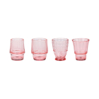 Alpina Drinkglas | Alpina | 4 stuks (Stapelbaar, 200 ml, Vissendesign, Roze) 871125233227 K170106289 - 1