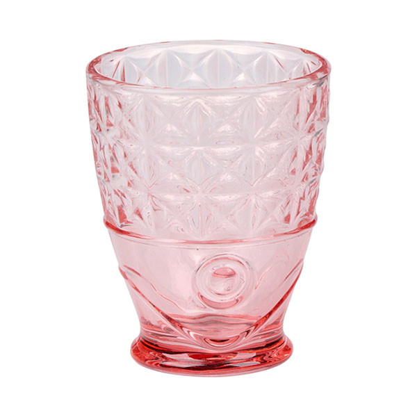Alpina Drinkglas | Alpina | 4 stuks (Stapelbaar, 200 ml, Vissendesign, Roze) 871125233227 K170106289 - 6