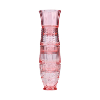 Alpina Drinkglas | Alpina | 4 stuks (Stapelbaar, 310 ml, Vissendesign, Roze) 871125233227 K170106289 - 2