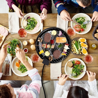 Alpina Elektrische BBQ | Alpina | Ø 30 cm (1250W, Binnen/Buiten) 18208 K170105233 - 6