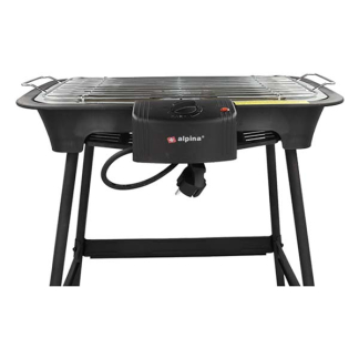 Alpina Elektrische BBQ | Alpina | 45 x 35 cm (2000W, 2-in1, Verstelbare poten) 18209 K170105232 - 2