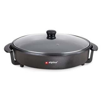Alpina Elektrische Hapjespan | Alpina | Ø 40 cm (1500W, Anti aanbak, temperatuurregelaar) 871125218202 K170108235 - 2