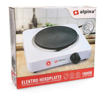 Alpina Elektrische kookplaat | Alpina | 1 pits (6 standen, 1000W) 871125226525 K170105178 - 3