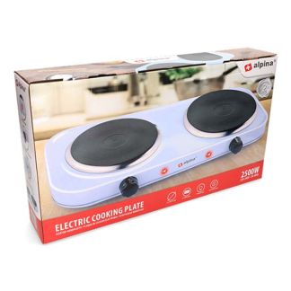 Alpina Elektrische kookplaat | Alpina | 2 pits (6 standen, 2500W) 871125226527 K170105180 - 5