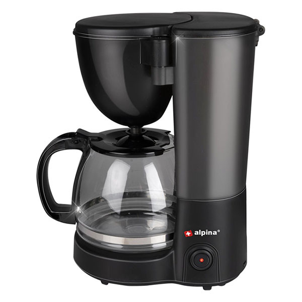 Alpina Filter koffiezetapparaat | Alpina | 750 watt (12-Kops, Pauzeerfunctie, Automatische uitschakeling, Warmhoudfunctie, Zwart) 871125218102 K170108234 - 1