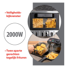 Alpina Frituurpan | Alpina | 31 x 34 x 25 cm (5 liter, Dubbel, 2000W, 2 frituurmanden) 871125223163 K170108197 - 7