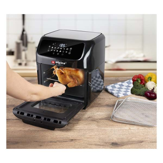 Alpina Heteluchtfriteuse | Alpina | 12 liter (1800W, Digitaal, Kijkvenster, Accessoires) 871125219568 K170101224 - 8