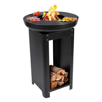 Alpina Houtskool BBQ | Alpina | 3-in-1 (Teppanyaki bakplaat, Tuinhaard, Opslag voor brandhout) 871125219335 871125229074 K170109110 - 1