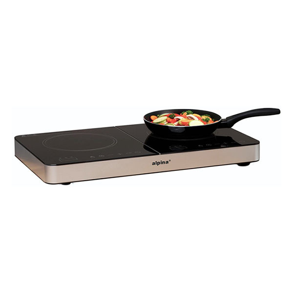 Alpina Inductie kookplaat | Alpina | 2 pits (Kinderslot, Digitaal, 3500W) 871125218303 K170108231 - 1