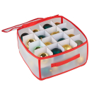 Alpina Kerstballen opbergbox | Alpina | 30 x 30 x 15 cm (Rood/Wit) 871125258683 K151000590 - 2